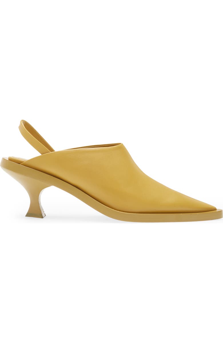 Jil Sander Pointed Toe Slingback Pump, Alternate, color,