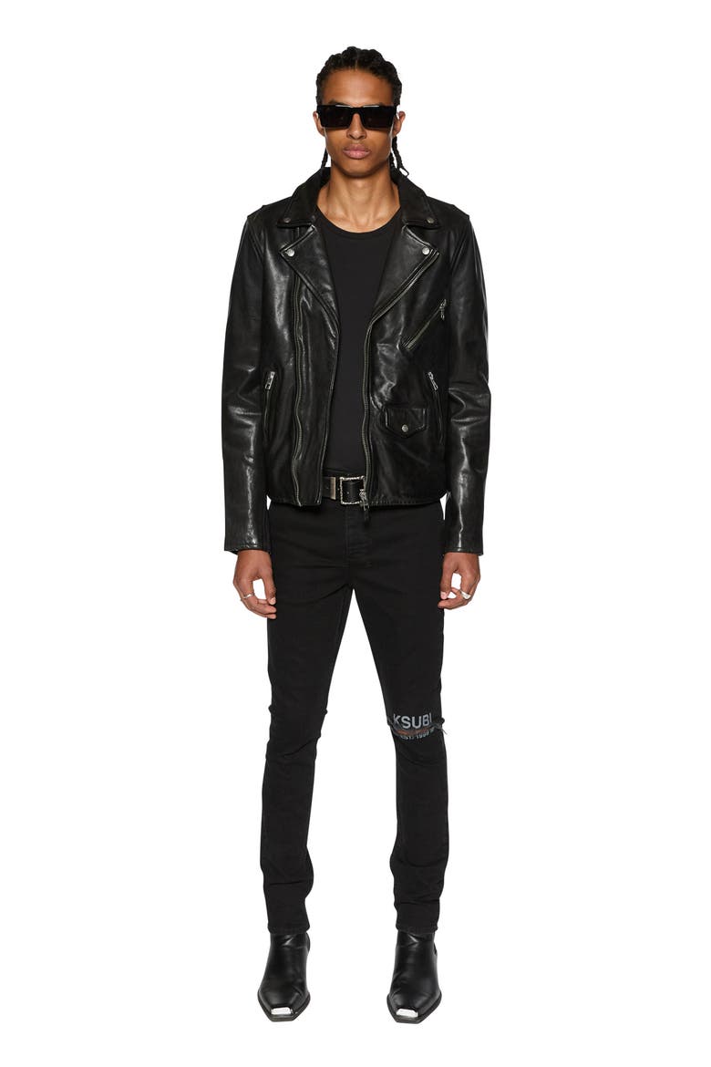 Chitch Laid Black Est. Skinny Jeans, Alternate, color, BLACK
