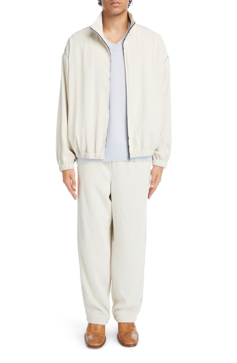 Acne Studios Piped Straight Leg Pants, Alternate, color, 