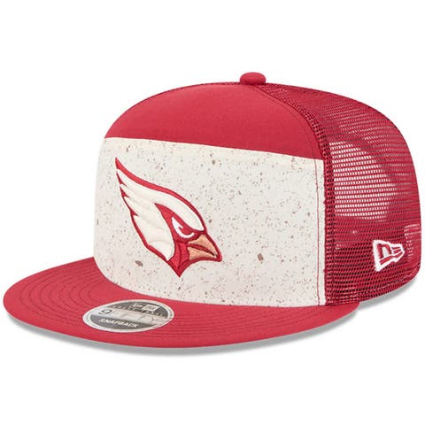 Men's New Era  Natural/Cardinal Arizona Cardinals 2025 Rivalries Collection Team Split Panel 9FIFTY Snapback Hat