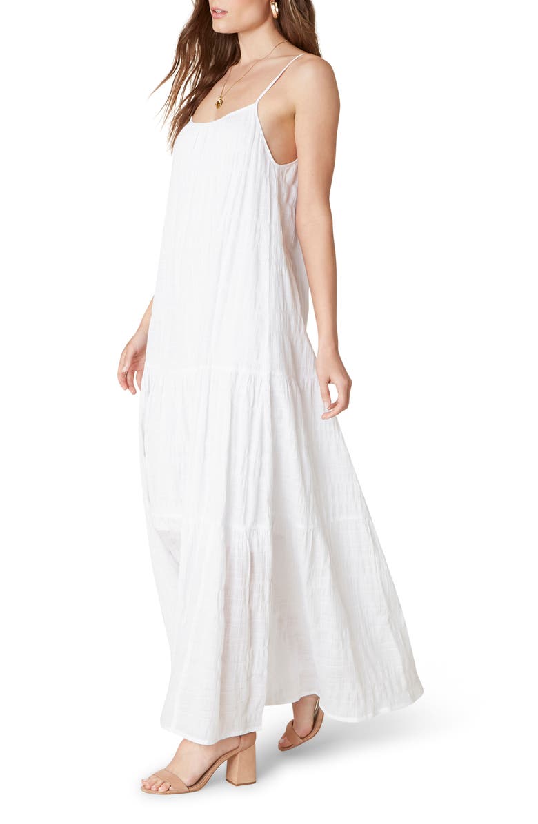 BB Dakota by Steve Madden Tiered Voile Maxi Dress, Alternate, color, 