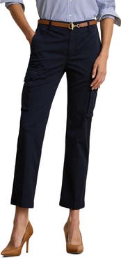 Lauren Ralph Lauren Crop Straight Leg Cargo Pants
