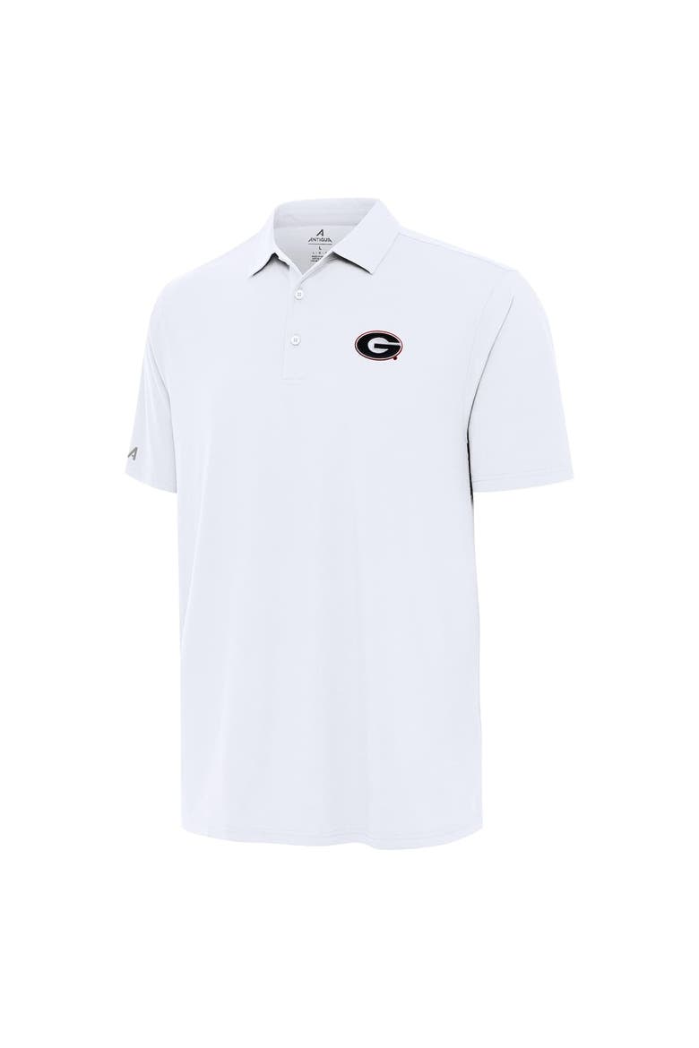 Men's Antigua White Georgia Bulldogs Era Polo, Alternate, color, White