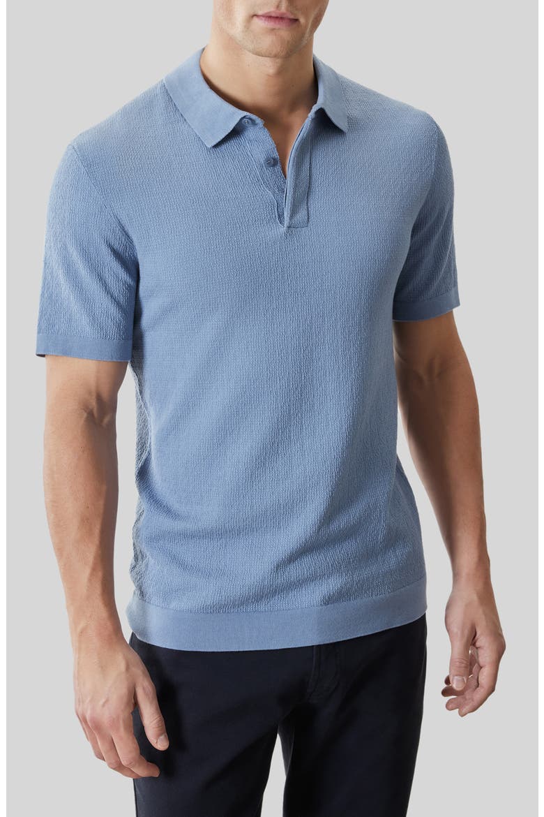 Halric Polo Sweater, Main, color, WASHED BLUE