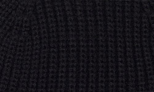 Kurt Geiger London Crystal Bow Beanie In Black