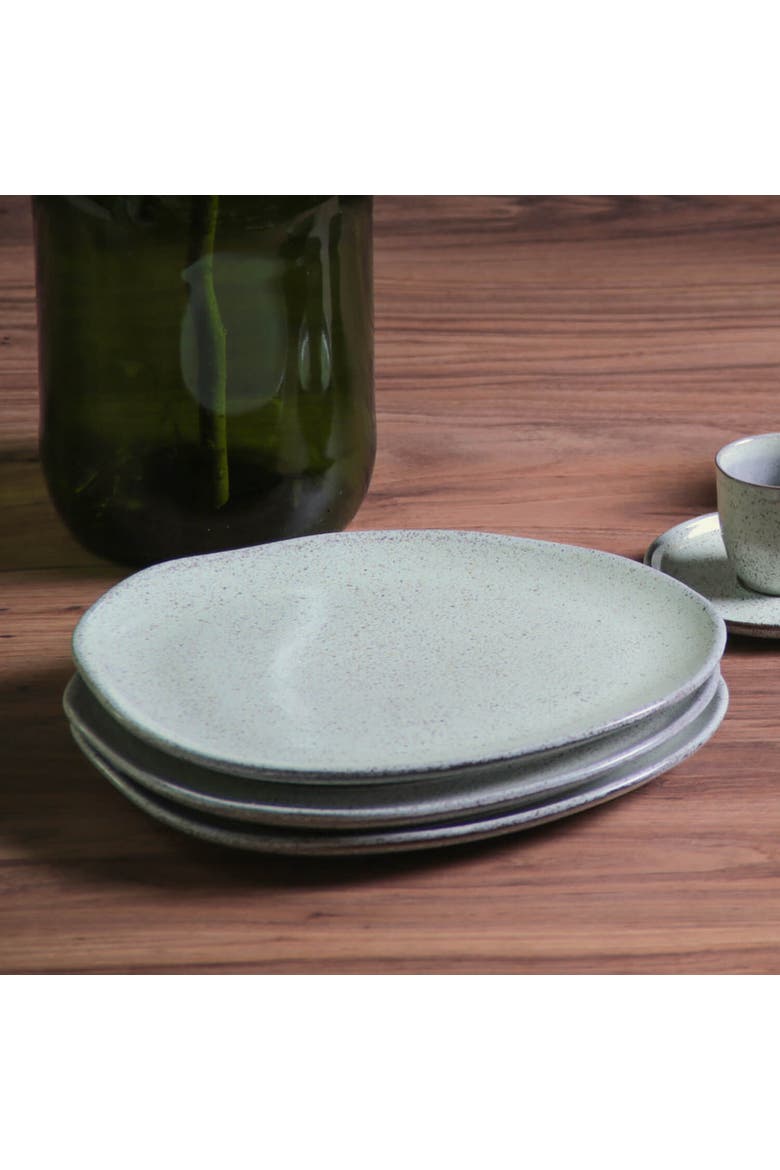 Oval Dinner Plate - Set of 6, Alternate, color, Pistache