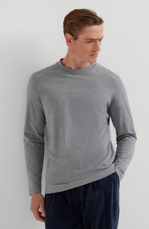 Brunello Cucinelli Long Sleeve T-shirt In Gray