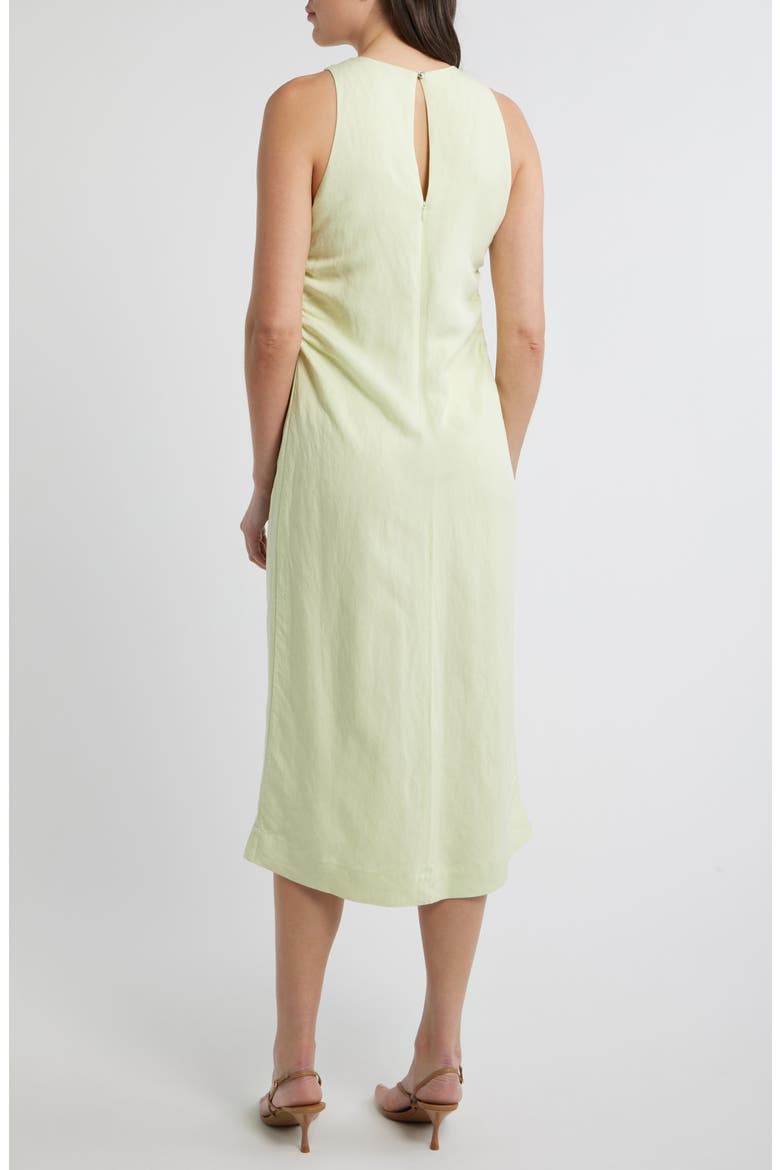 Sleeveless Midi Dress, Alternate, color, CUCUMBER