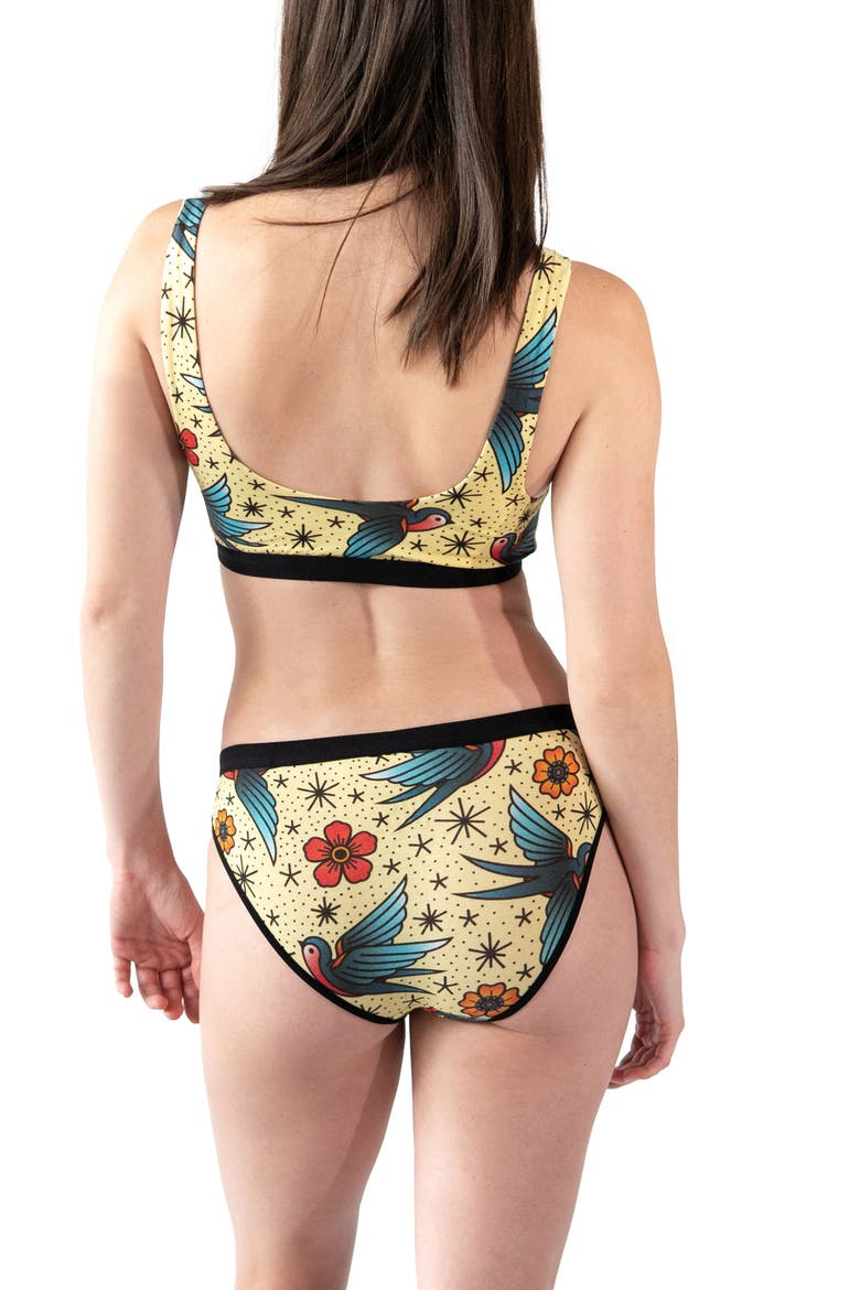 BirdieBralette & Bikini Brief Set, Alternate, color, JERRY
