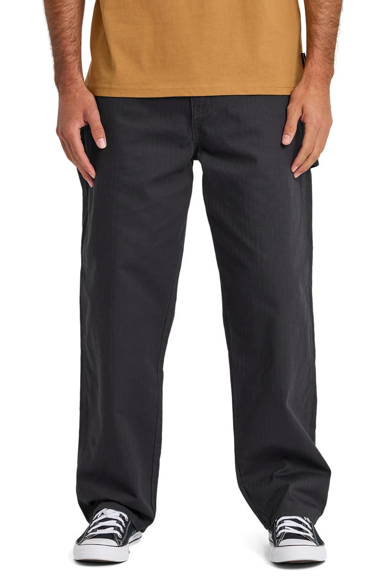 Herringbone Carpenter Pants, Main, color, PHANTOM
