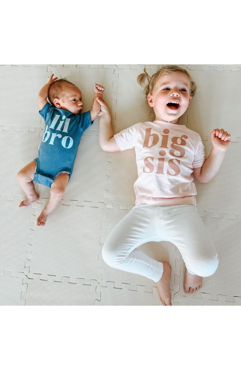 Sweet Wink Big Sis Short Sleeve T-Shirt, Alternate, color, Ballet Pink