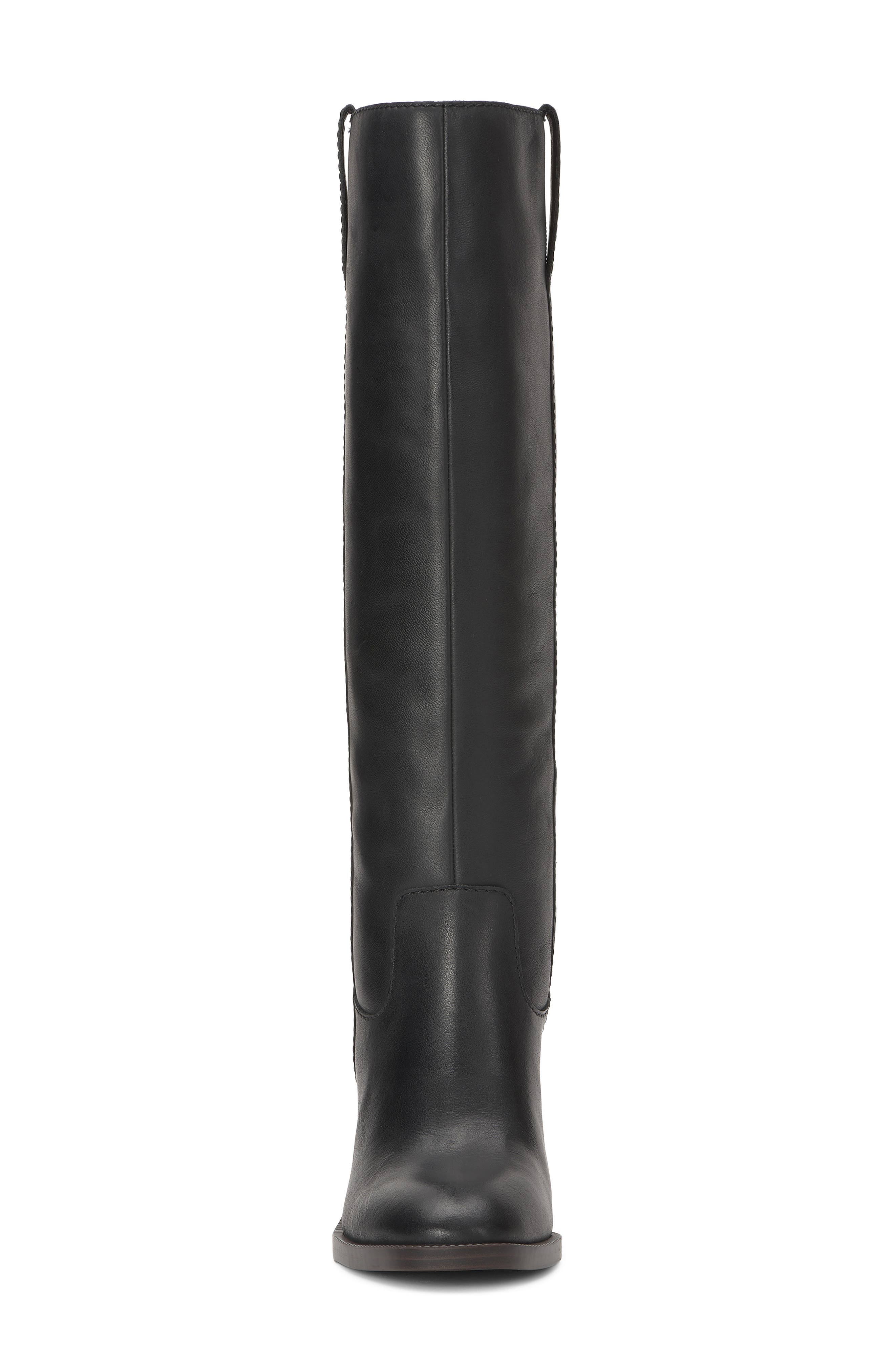 Adana Knee High Boot, Alternate, color, BLACK