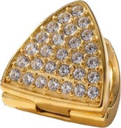 AKALIA Luna Waterproof Dainty Triangle Zircon Pave Stud