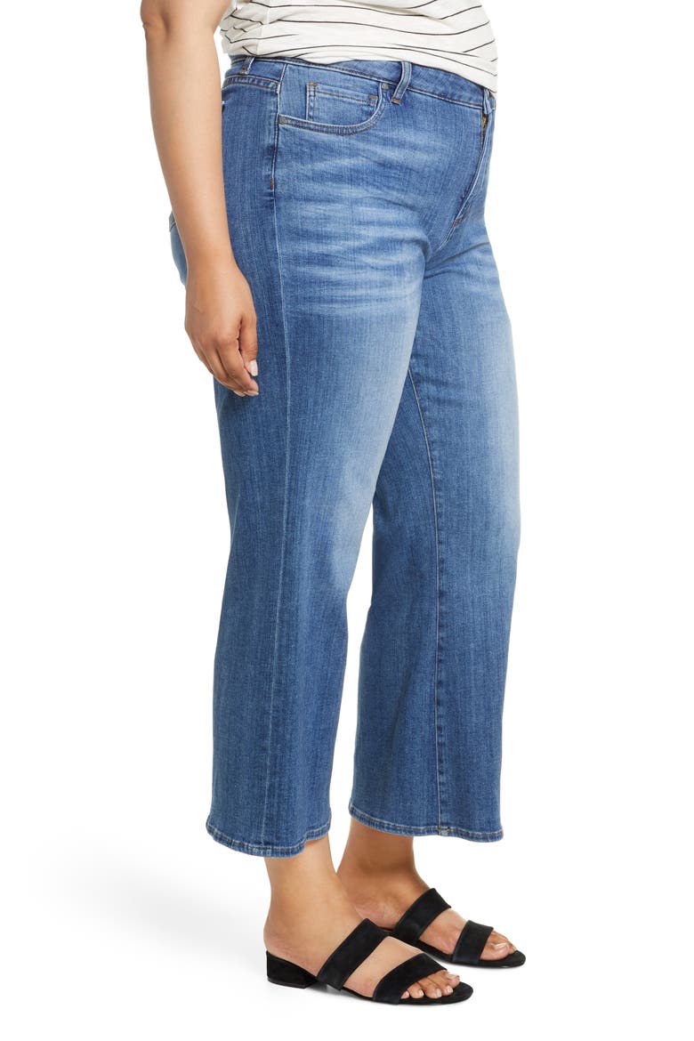 Wide Leg Crop Jeans, Alternate, color, QUICK