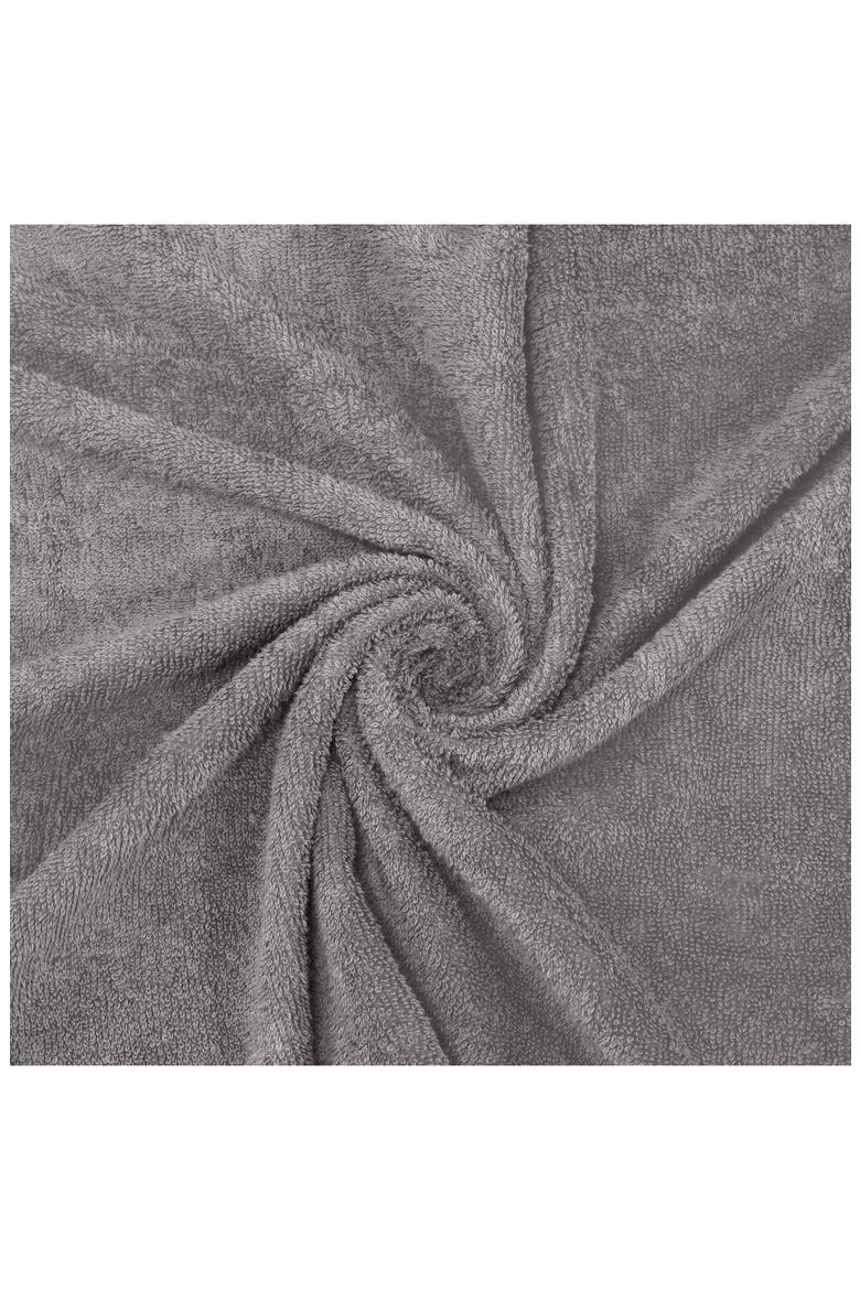 Essentials 6-Piece Cotton Bath Towel Set, Alternate, color, MONUMENT GREY