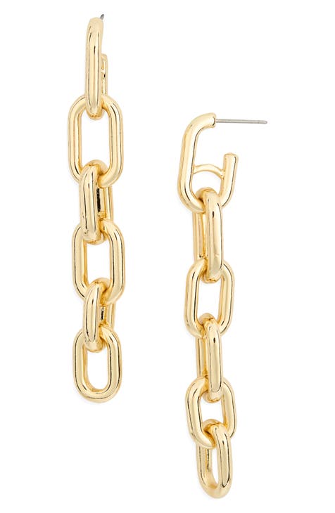 Chain Link Drop Earrings