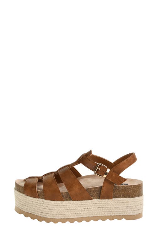 Dirty Laundry Paramoore Platform Sandal In Cognac