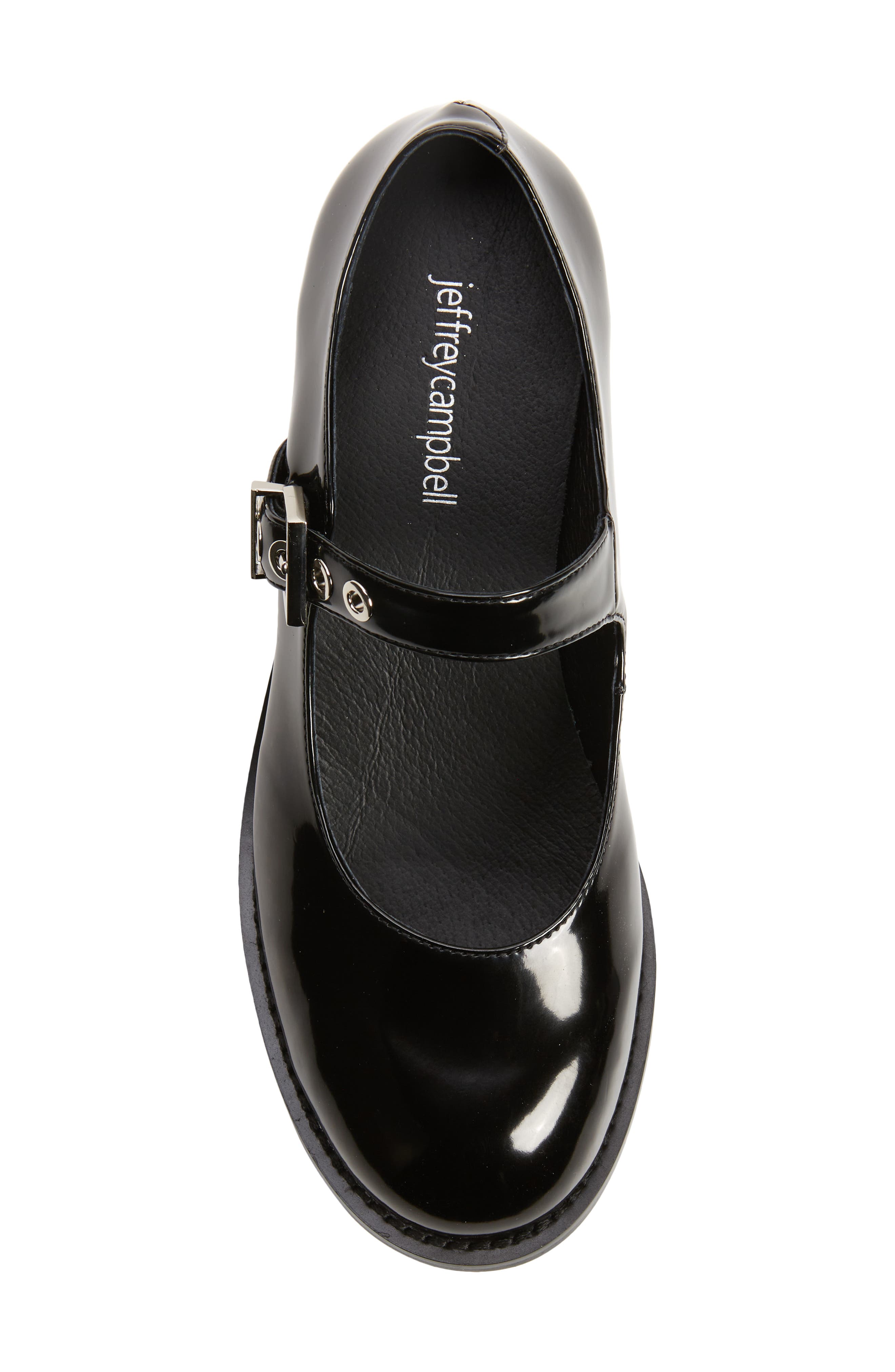 Lavigne Mary Jane Patent Leather Oxford, Alternate, color, BLACK BOX