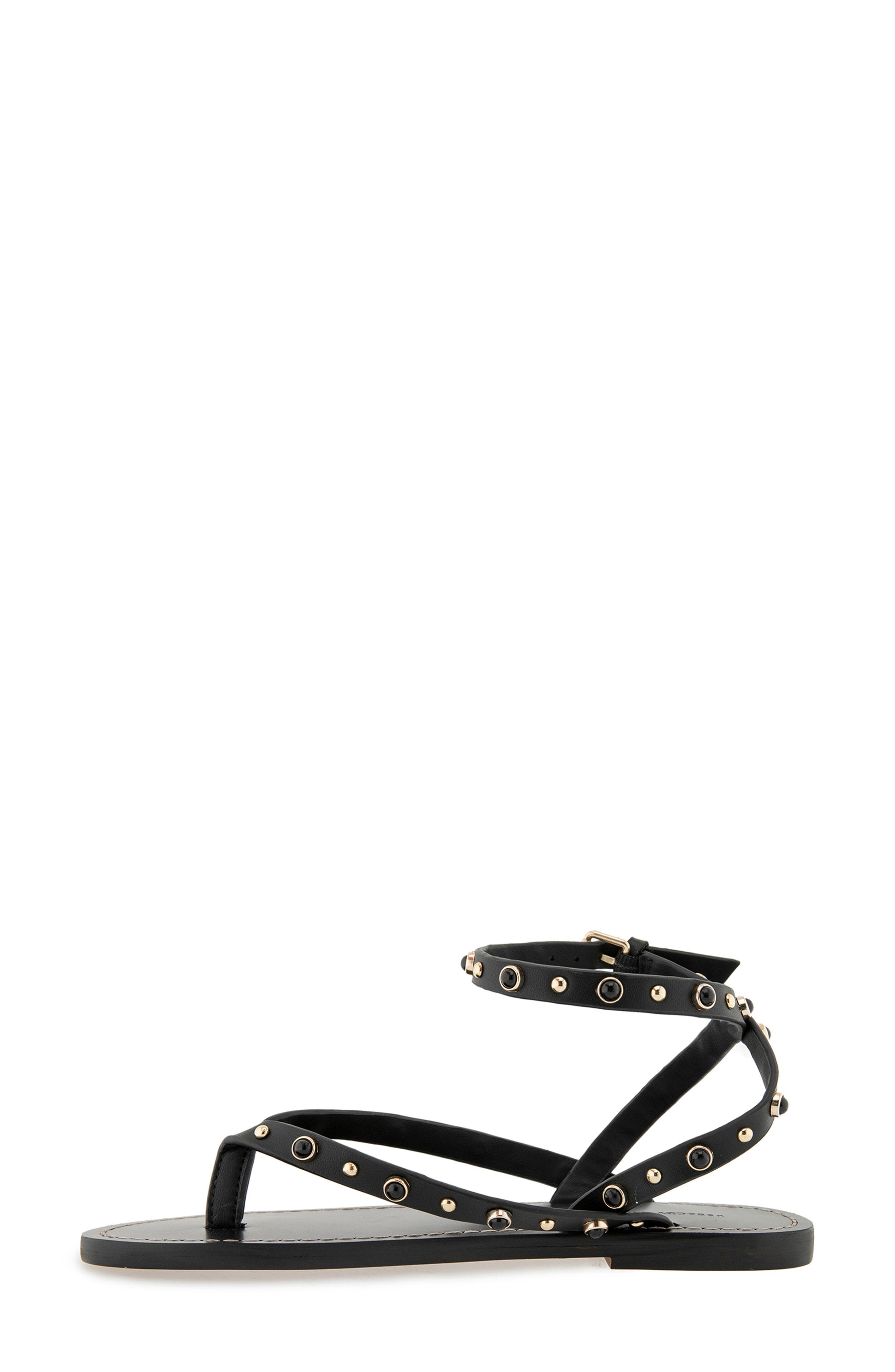 Rebecca Minkoff Jamie Ankle Strap Sandal, Alternate, color, Black