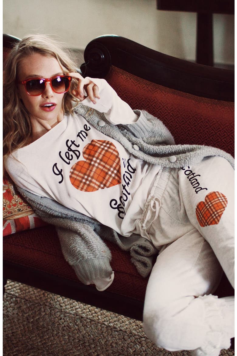 'My Scottish Heart' Raglan Sweatshirt, Alternate, color, VINTAGE LACE