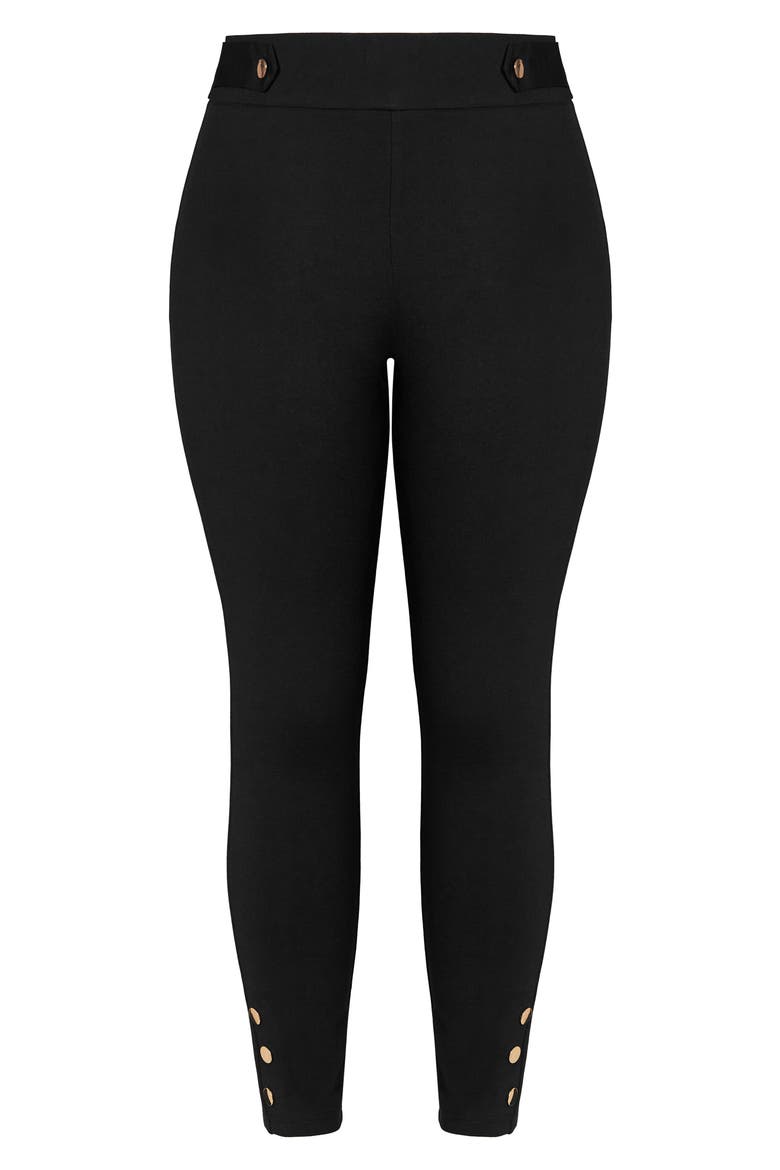 Party Fever High Waist Skinny Pants, Alternate, color, BLACK