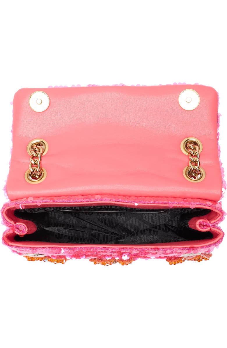 Kurt Geiger London Mini Brixton Sequin Crossbody Bag, Alternate, color, Open Pink