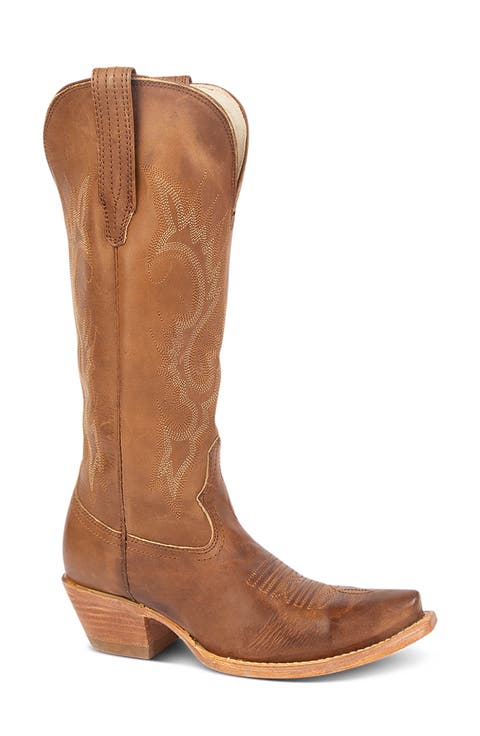 Woodland Leather Western Boot