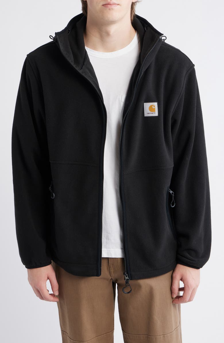 Carhartt Work In Progress Blevin Fleece Jacket, Main, color, Black