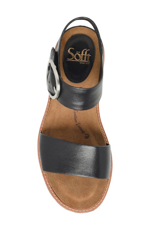 Söfft Bali Sandal In Black