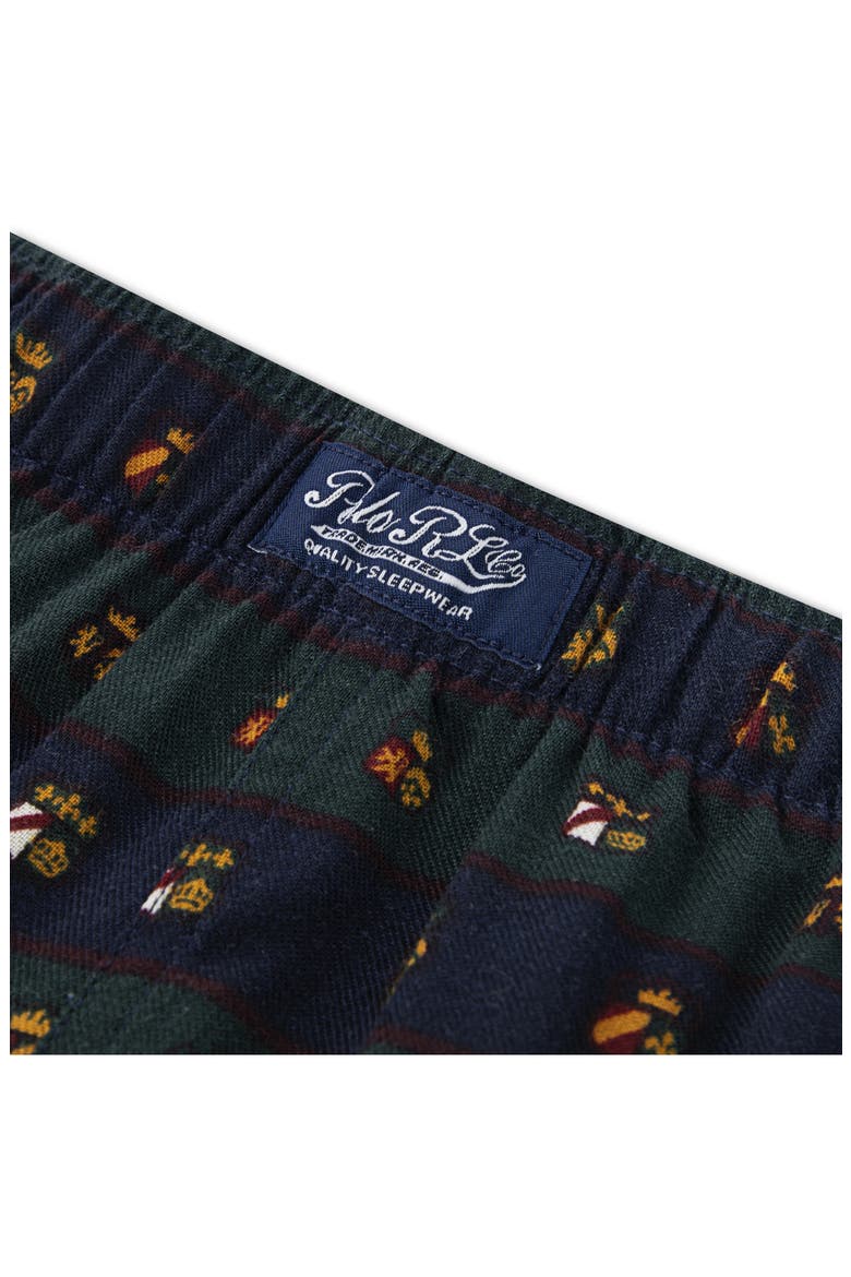 Kids' Woven Sleep Pants, Alternate, color, RED/ BLUE/ GREEN