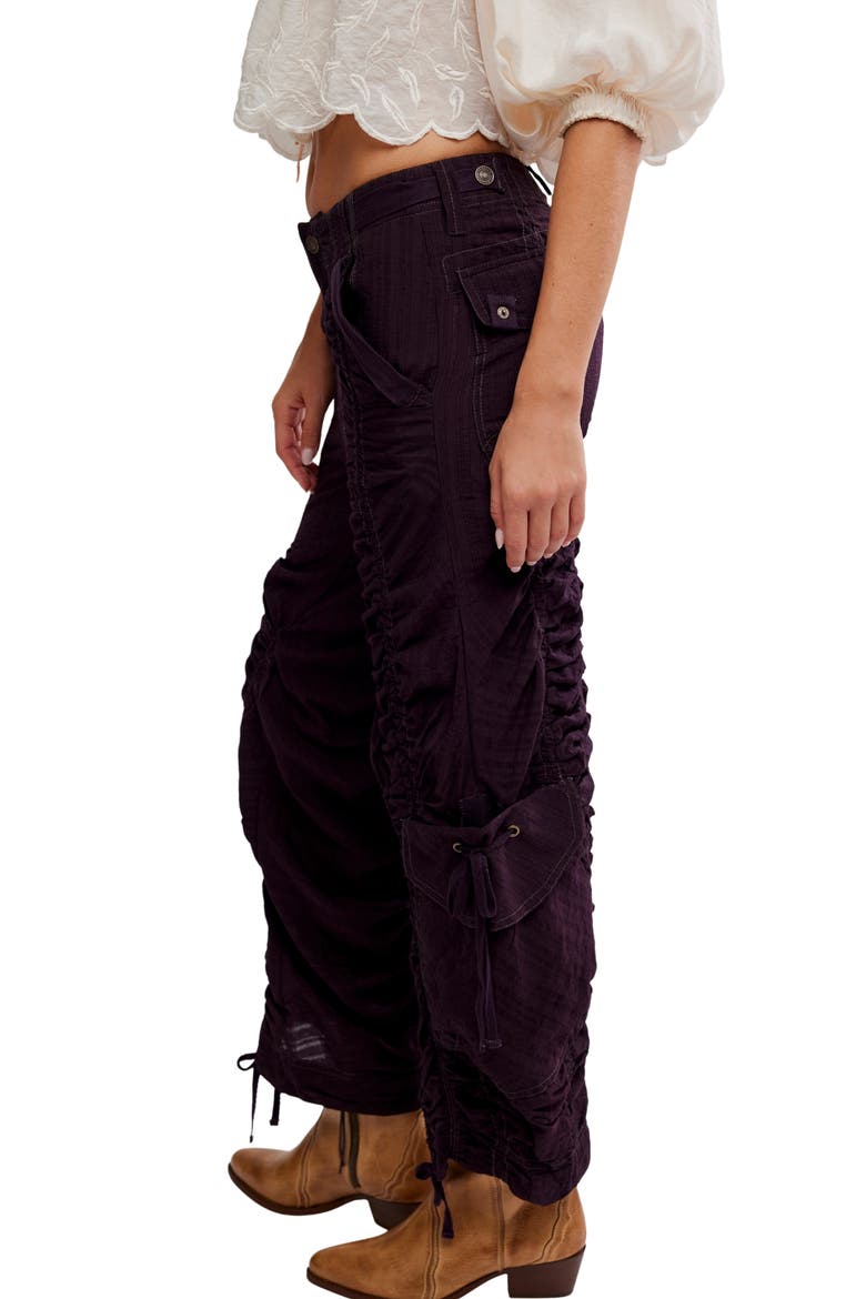 Scorpio Ruched Pants, Alternate, color, BLACK COFFEE