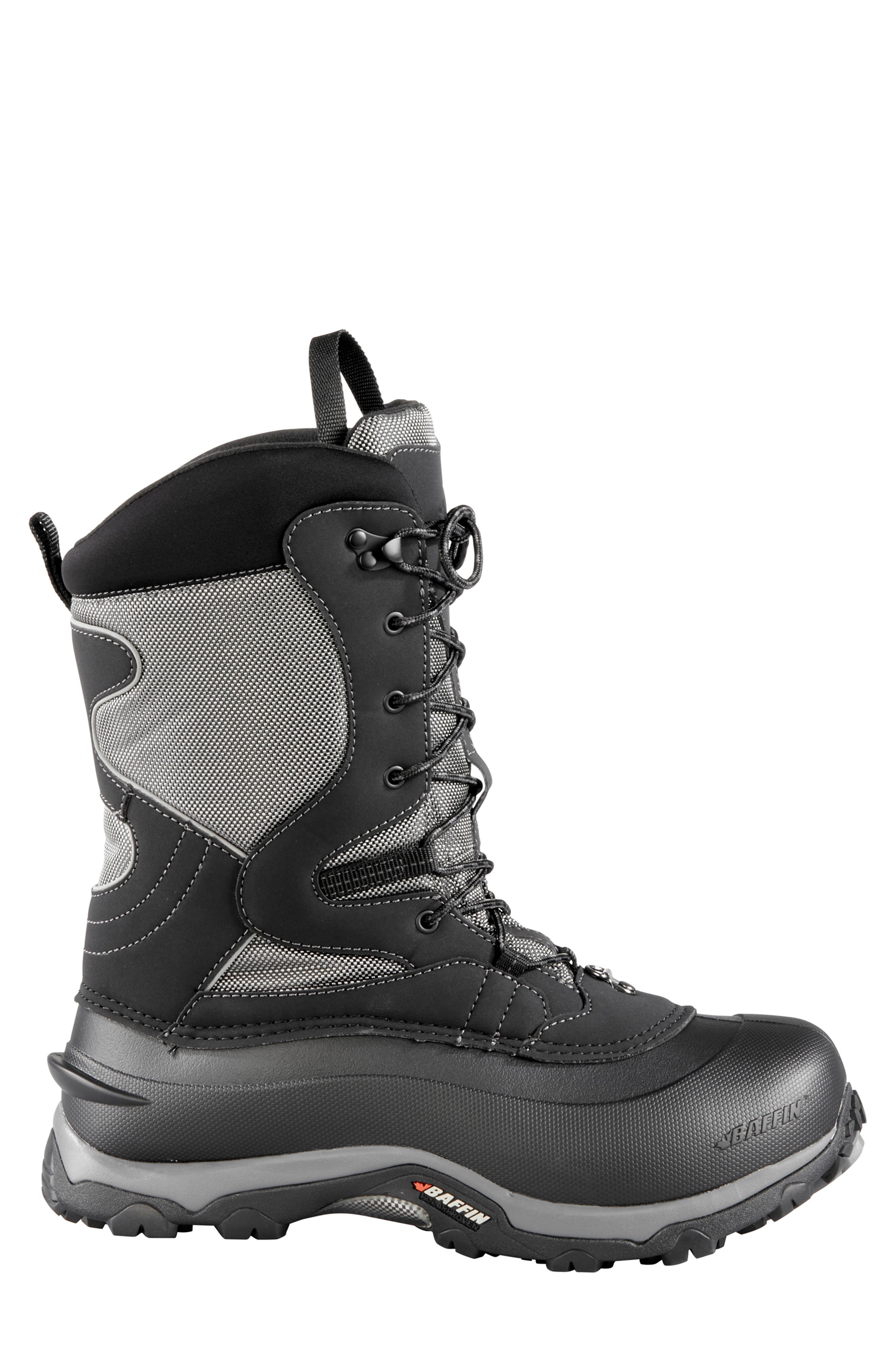 Summit Waterproof Snow Boot, Alternate, color, BLACK/ GREY