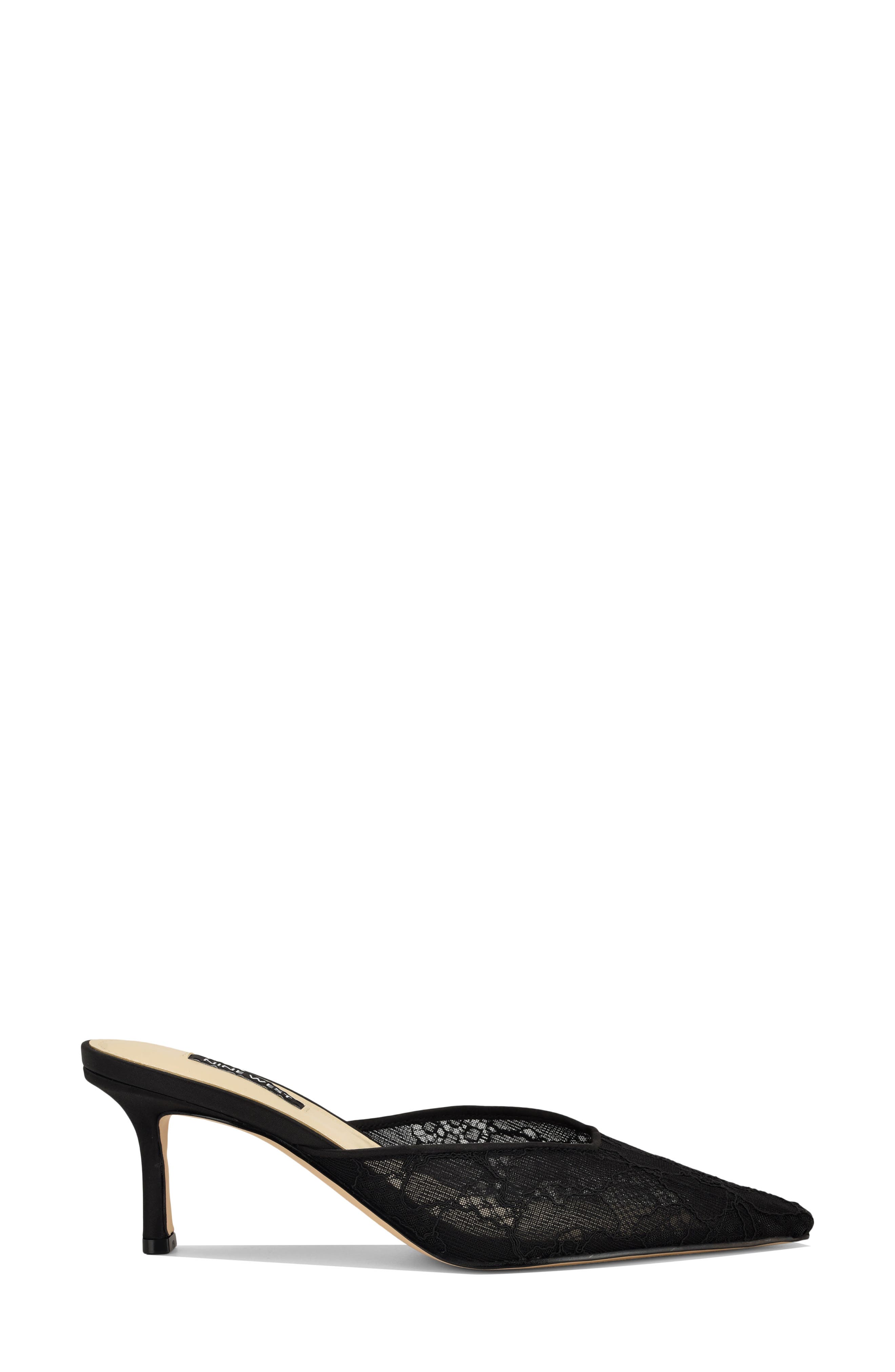 Camenlap Mule, Alternate, color, BLACK LACE