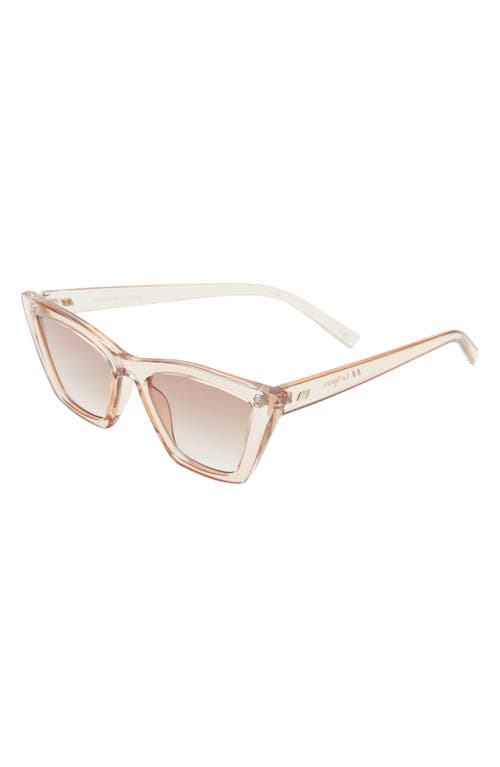Le Specs Velodrome Cat Eye Sunglasses In Vanilla