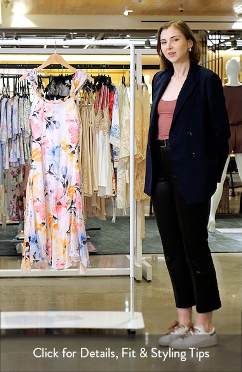 Scarf Charmeuse & Chiffon Cocktail Dress, sales video thumbnail