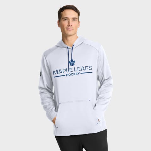 Men's Fanatics White Toronto Maple Leafs Authentic Pro Rink Hoodie