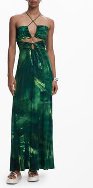 Desigual Cutout Maxi Dress