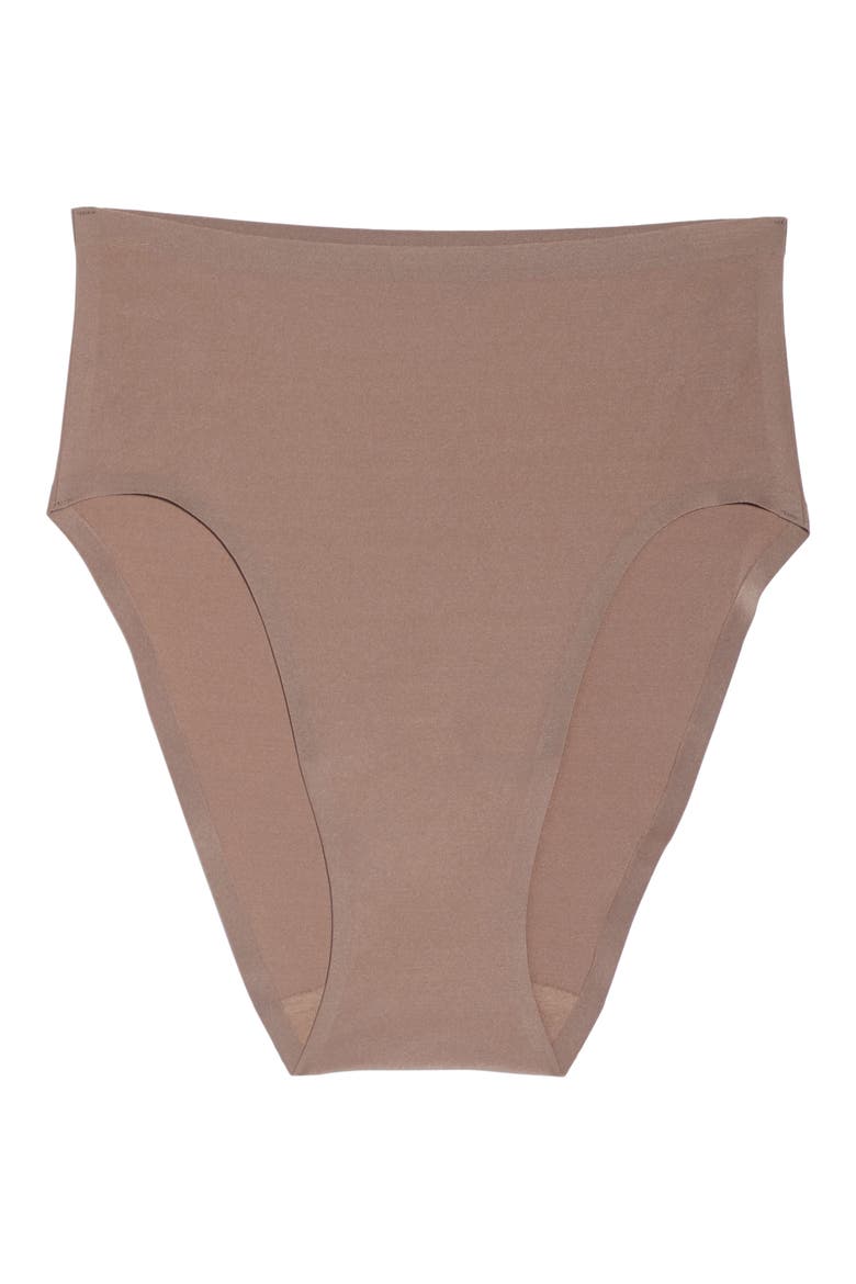 Soft Stretch Seamless French Cut Briefs, Alternate, color, HAZELNUT