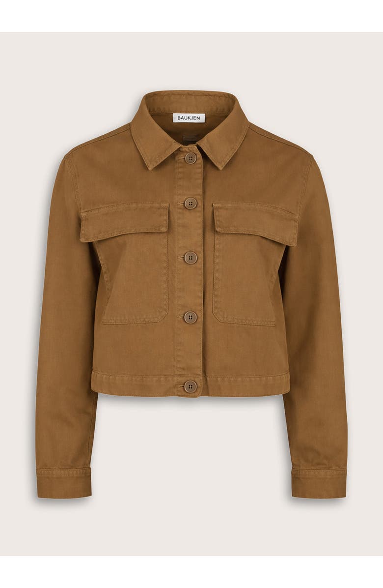 Baukjen Nata Cropped Jacket, Alternate, color, Taupe