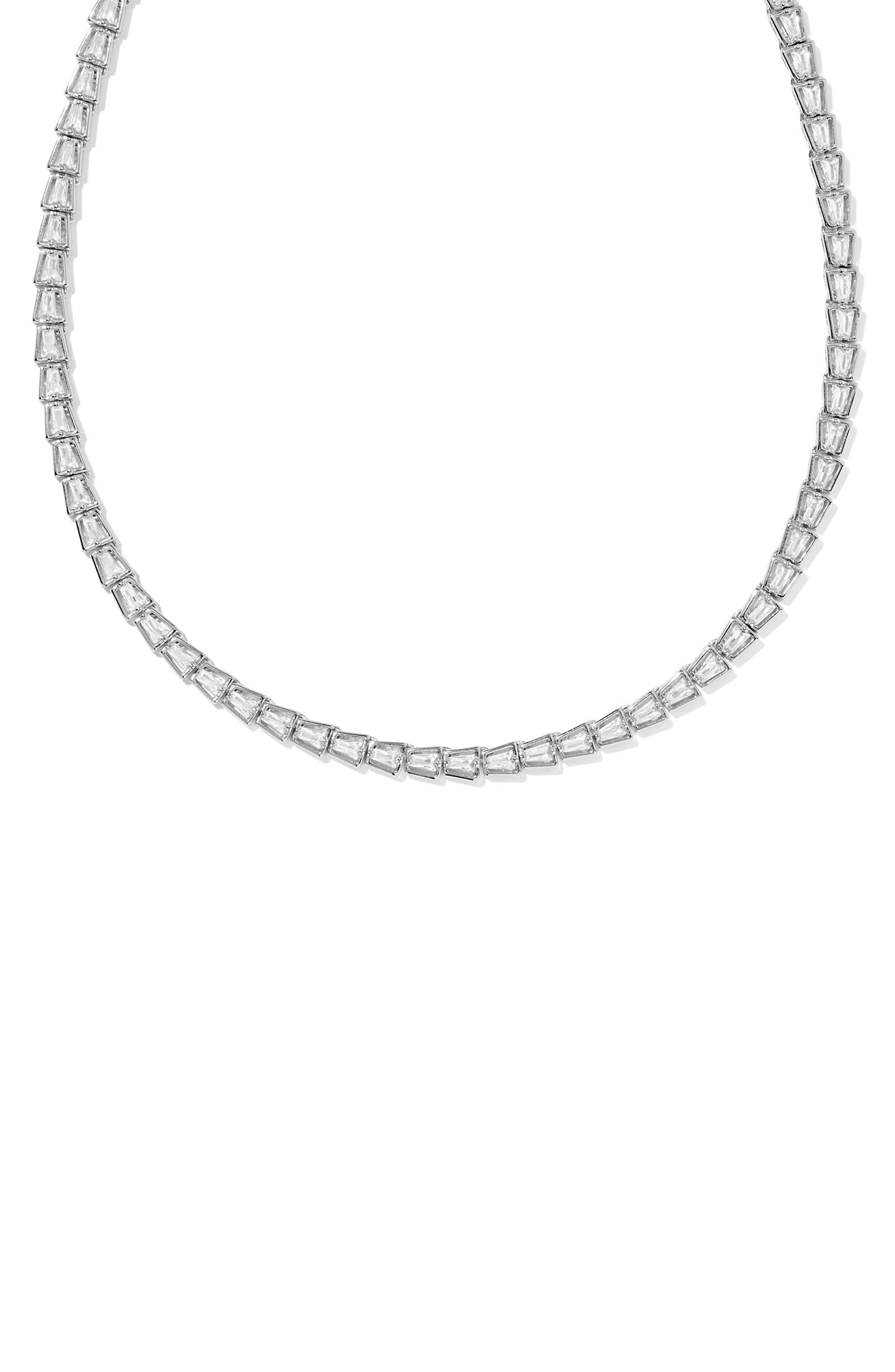 SILVER WHITE CUBIC ZIRCONIA