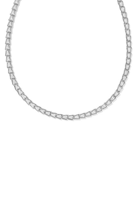 Bella Cubic Zirconia Tennis Necklace