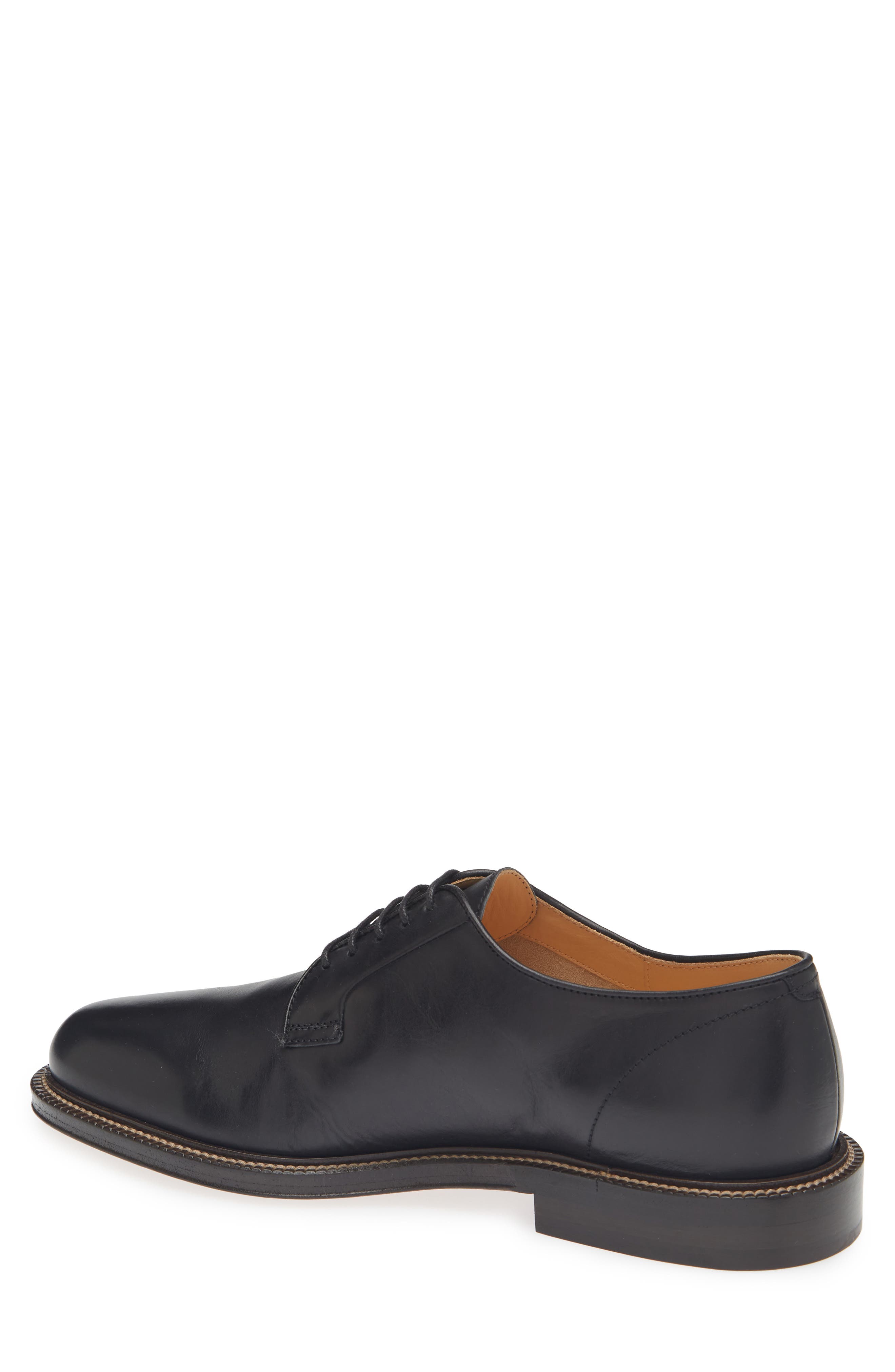 Brunello Cucinelli Leather Derby, Alternate, color, C101 Black