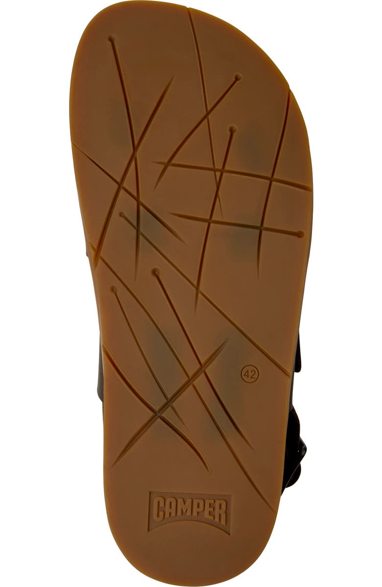 Camper Lluc Two Strap Sandal, Alternate, color, Medium Brown