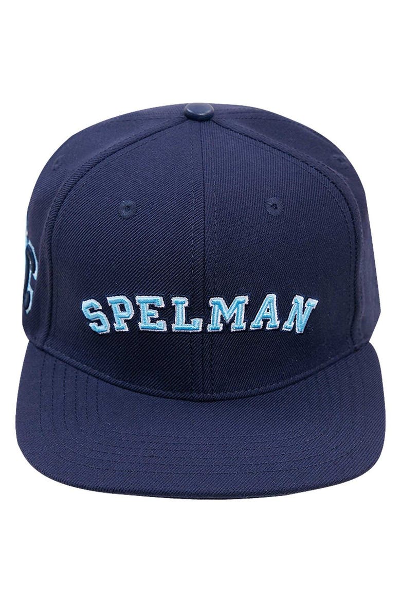 Men's Pro Standard  Navy Spelman College Jaguars Evergreen Spelman Snapback Hat, Alternate, color, Navy