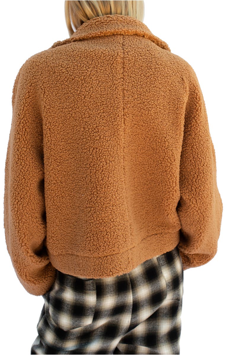 Free People Izzy Wrap Teddy Coat, Alternate, color, 