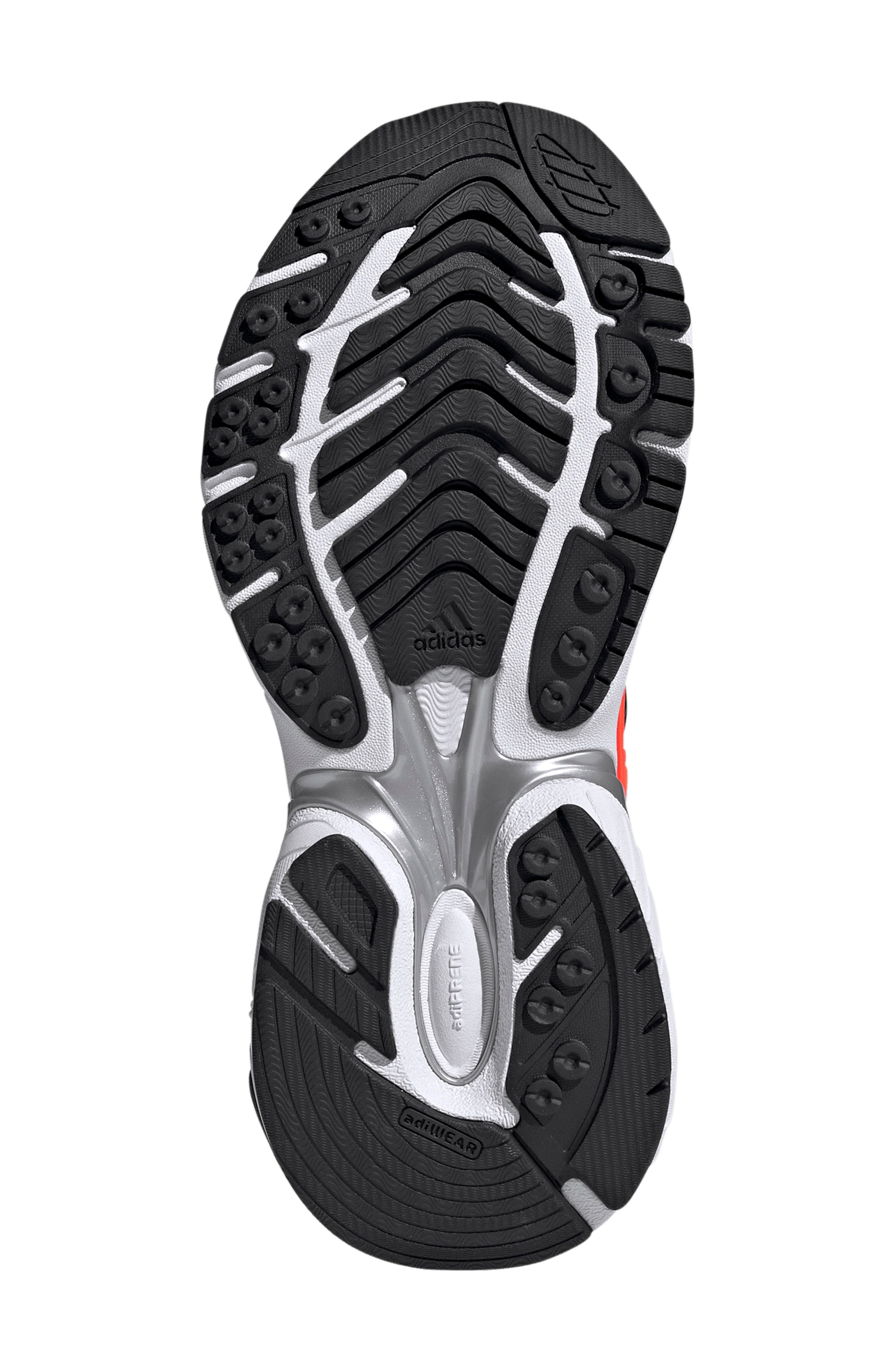 adidas Gender Inclusive Adistar Cushion XLG 2.0 Sneaker, Alternate, color, White/ Core Black/ Solar Ora