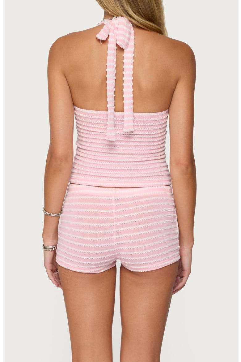Lovina Stripe Halter Top, Alternate, color, LIGHT-PINK