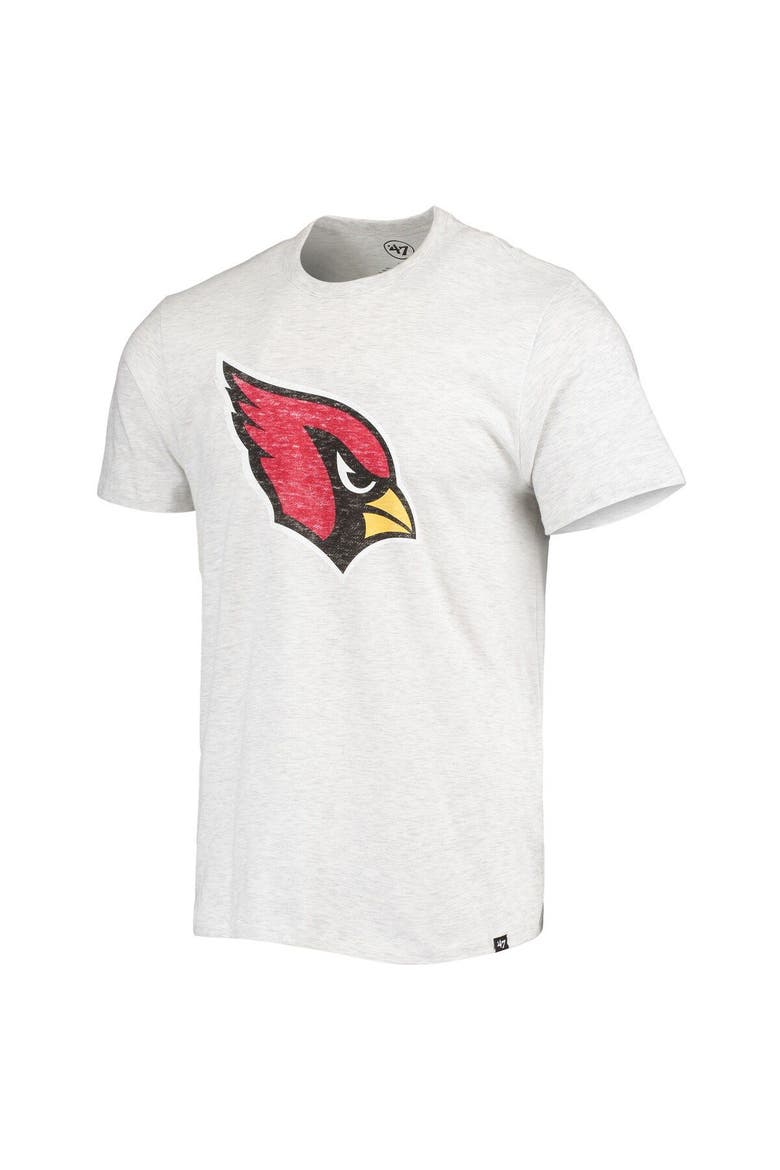 Men's '47 Heathered Gray Arizona Cardinals Premier Franklin T-Shirt, Alternate, color, Heather Gray