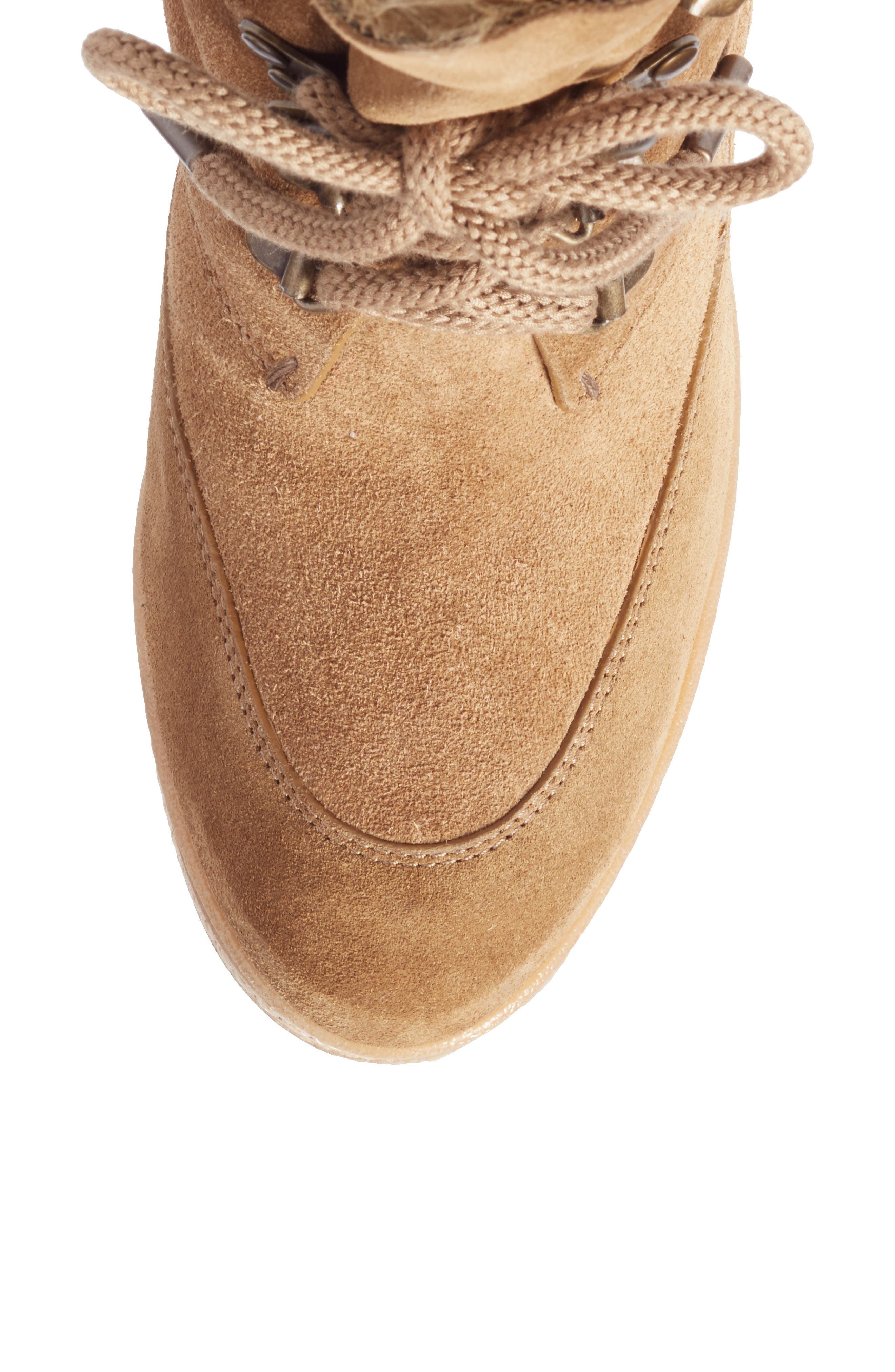 Mack Platform Wedge Bootie, Alternate, color, KHAKI