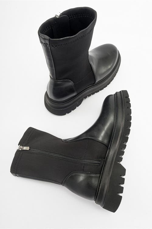 Prologue Shoes Alias Zip Boot In Black